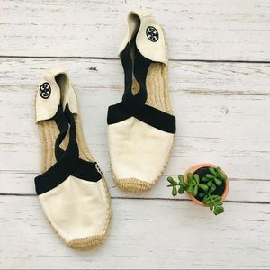 TORY BURCH Catalina Canvas Espadrilles